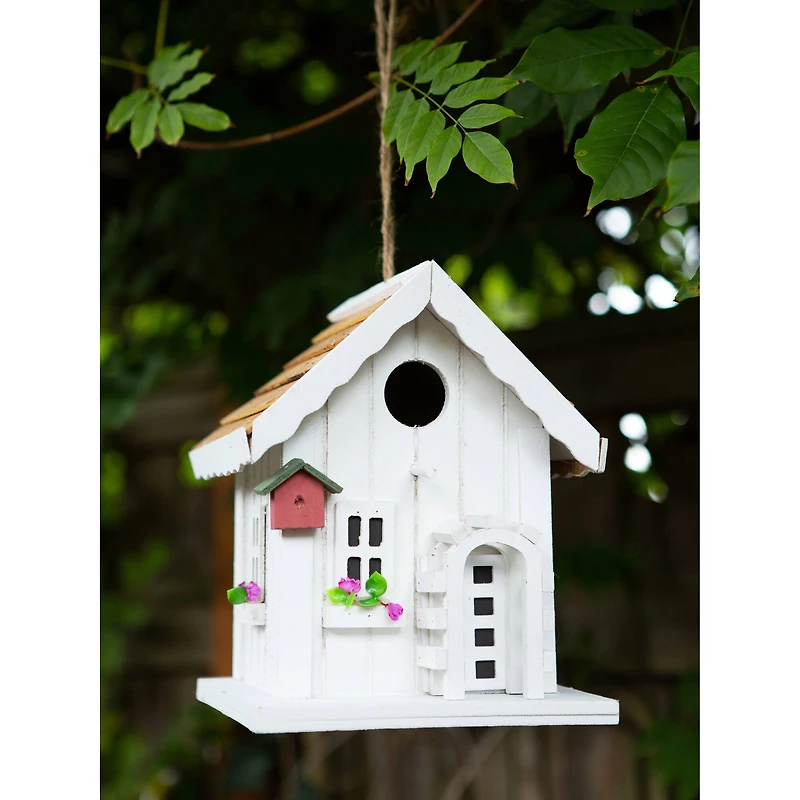 9" Cheerful Happy Home Birdhouse