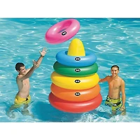 Swimline 4.5ft. Inflatable Giant Ring Toss Target Swimming Pool Game