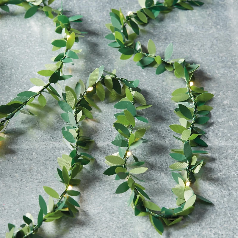 8 Pack: 10ft. Leaf Garland String Lights by Ashland™