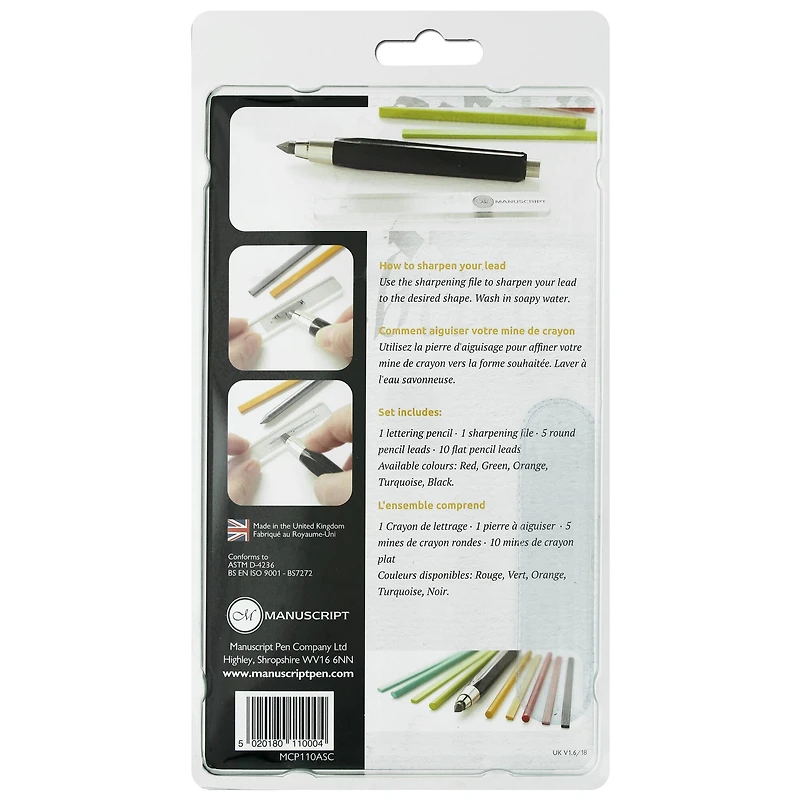 Manuscript Lettering Pencil Set