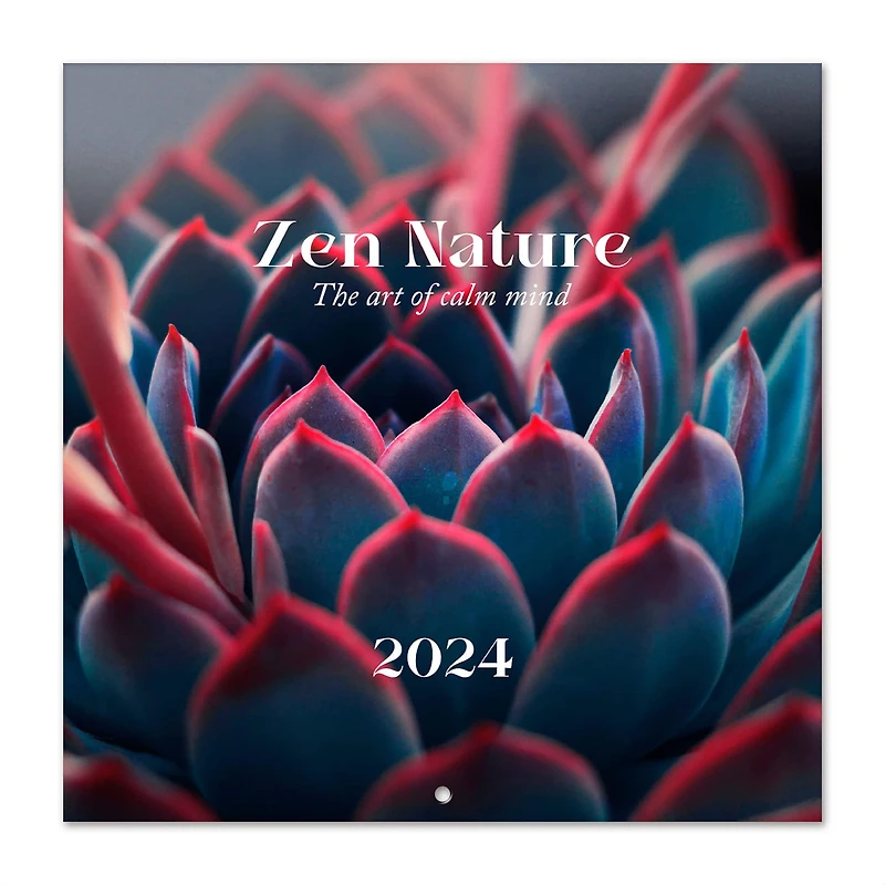 TF Publishing 2024 Zen Nature Bilingual Wall Calendar