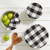 DII® Assorted Buffalo Check Woven Dish Cover Set