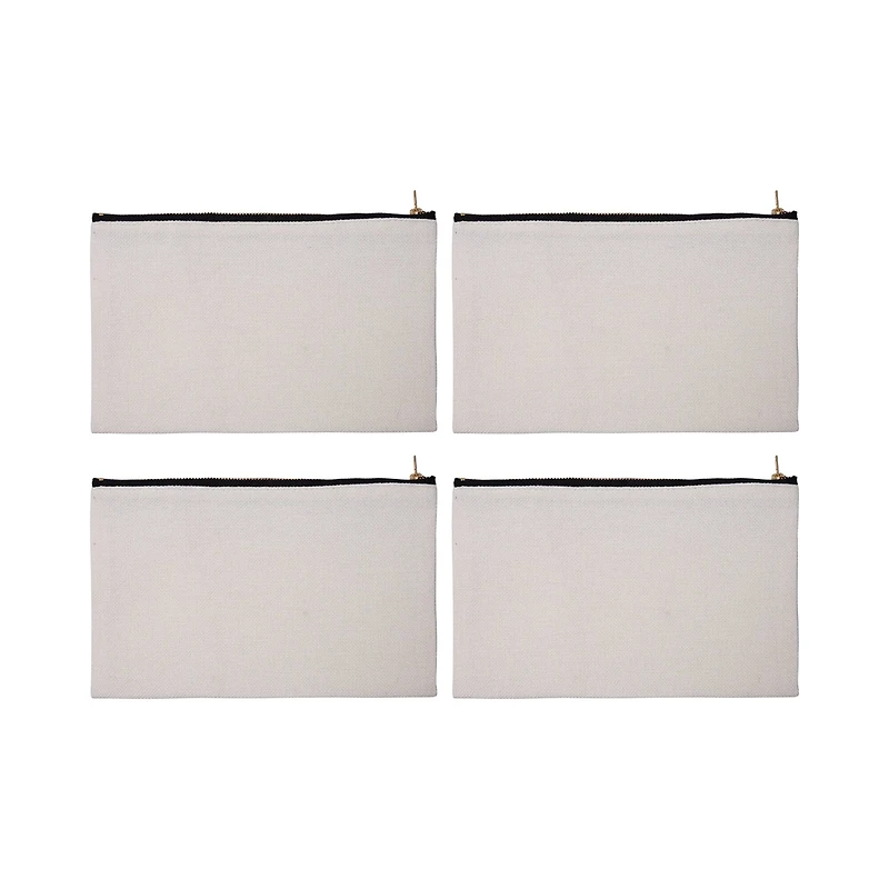 Craft Express Linen Makeup Case Set, 4ct.