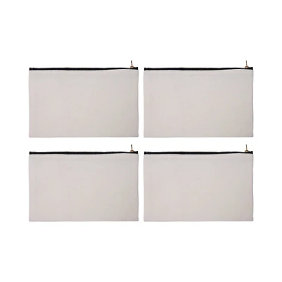 Craft Express Linen Makeup Case Set, 4ct.