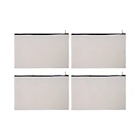 Craft Express Linen Makeup Case Set, 4ct.