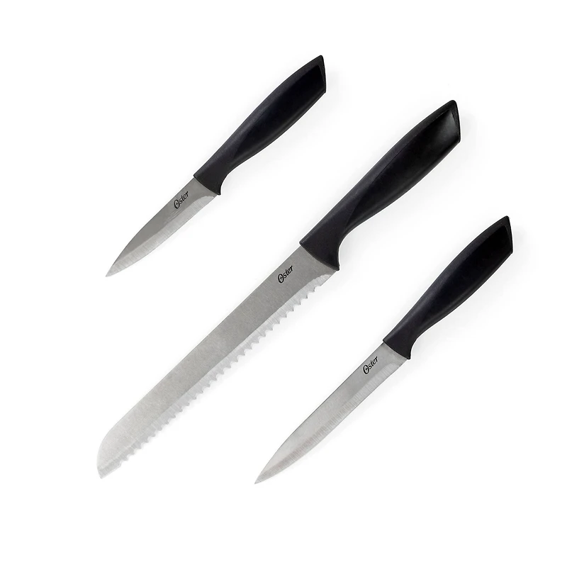 Gibson Home® Westminster 23-Piece Black Carbon Stainless Steel Cutlery Set with Kitchen Tools