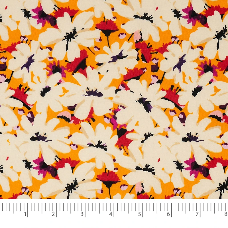SINGER Orange Butterfly Cotton Fabric Bundle