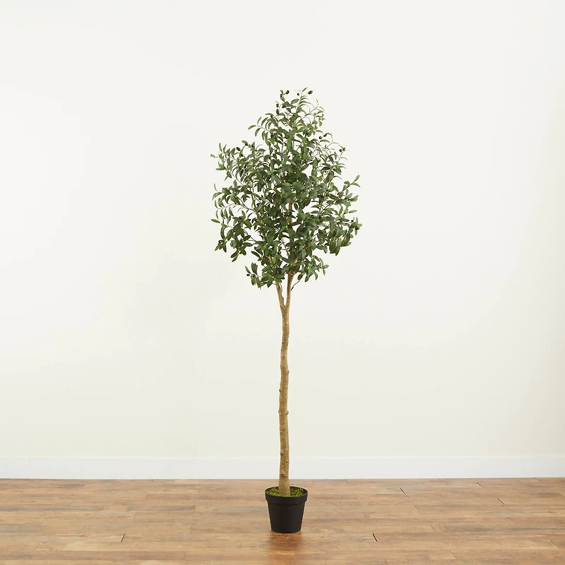 7ft. Potted Artificial Olive Tree