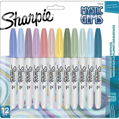 Mystic Gems Sharpie® Fine Point Permanent Markers, 12ct.