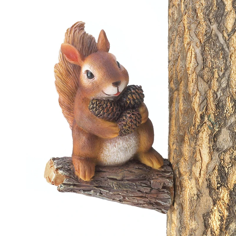 5.75" Gathering Squirrel Tree Décor