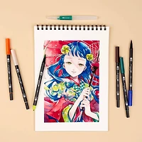 Tombow Wind Manga Illustration Dual Brush Pen Art Set