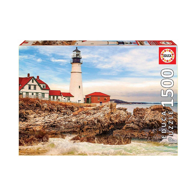 Rocky Lighthouse 1,500 Piece Jigsaw Puzzle