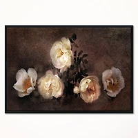 Designart - Wild Roses in Old Painting Style