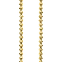 Gold Metal Faceted Round Beads, 4mm by Bead Landing™