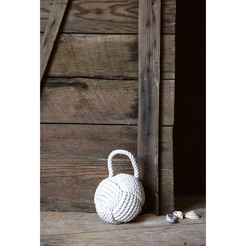 Hello Honey® 6.25" Rope Knot Cotton Door Stop