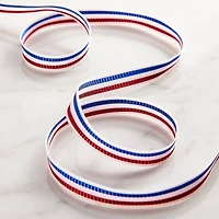 3/8" x 7yd. Metallic Stripes Ribbon by Celebrate It®