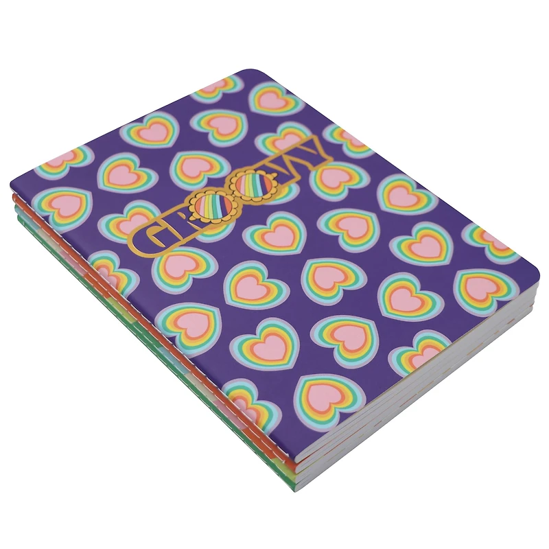 6" x 8" Groovy Notebook Set by Fab Finds