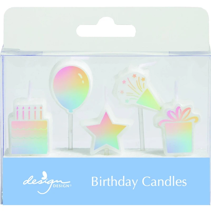 Design Design Spectrum Specialty Birthday Candles Set