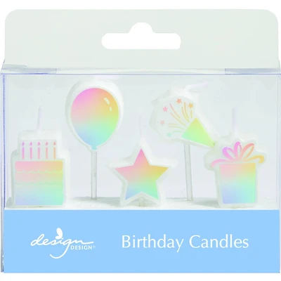 Design Design Spectrum Specialty Birthday Candles Set