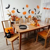 Elegant Designs™ 13.8" Round Spooky Season Serving Tray with Handles