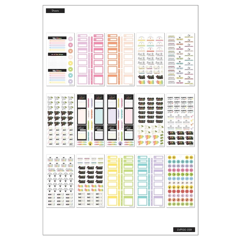 The Happy Planner® Happy Plans Value Pack Stickers