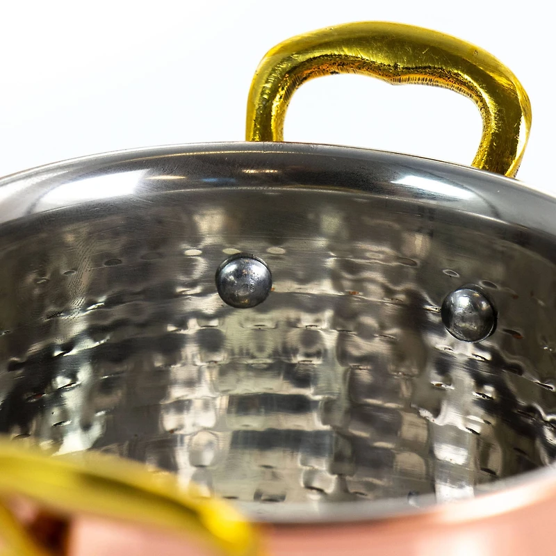 Gibson Home® Rembrandt 15oz. Copper Stainless Steel Mini Casserole with Lid