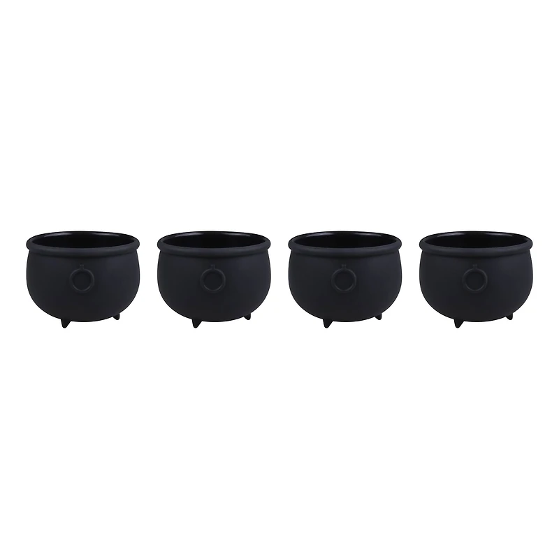 3.75" Black Cauldron Silicone Baking Cups, 4ct. by Makery™
