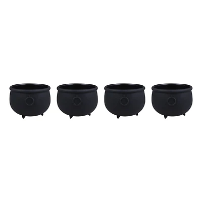 3.75" Black Cauldron Silicone Baking Cups, 4ct. by Makery™