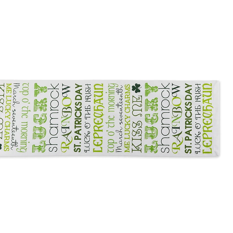 DII® 72" St Patrick's Day Print Table Runner