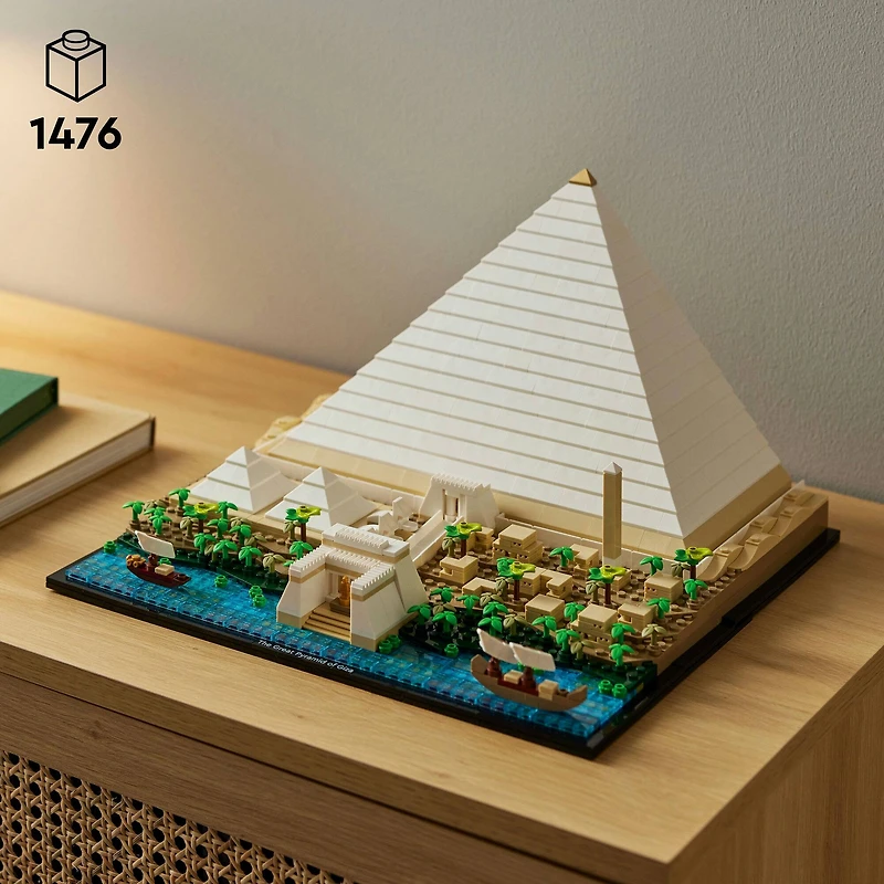 LEGO® Architecture Great Pyramid of Giza 21058 Building Kit (1,476 Pieces)