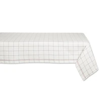 Kitchen Windowpane Tablecloth 52" x 52"