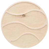 Leisure Arts® 10" Circle with Wave Welled Wood Surface
