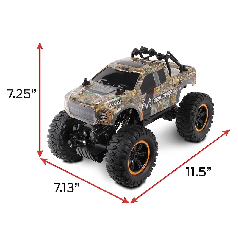 NKOK Mean Machines Rock Crawler RC Gray Camo Ford F-150 Raptor