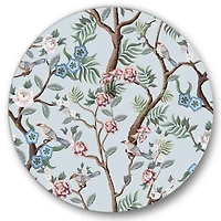 Designart - Chinoiserie With Birds and Peonies X