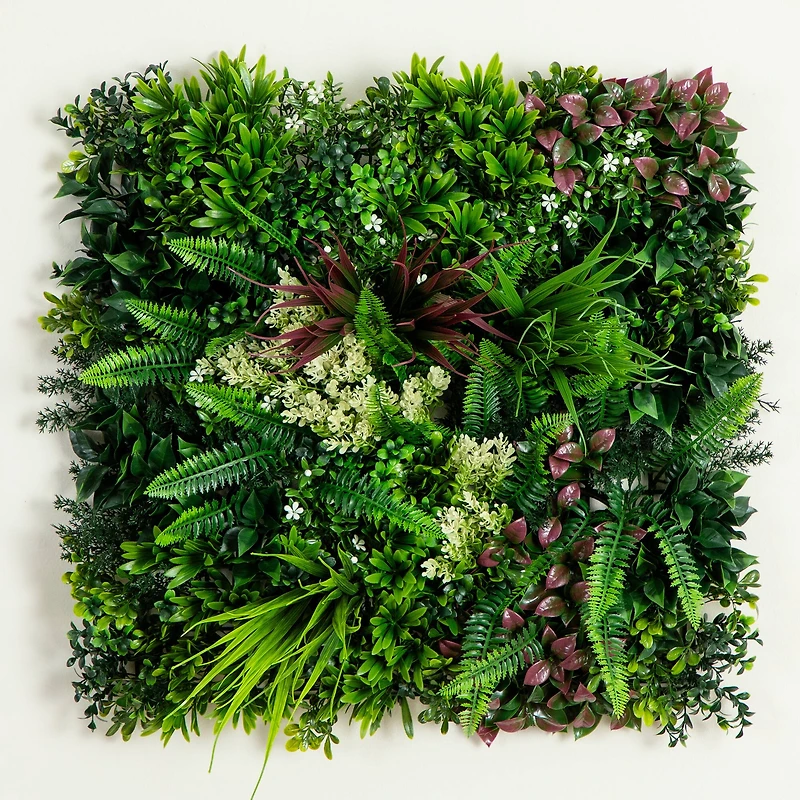 20" Corfu Island Artificial Living Wall Panels, 3ct.
