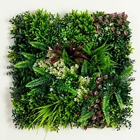 20" Corfu Island Artificial Living Wall Panels, 3ct.