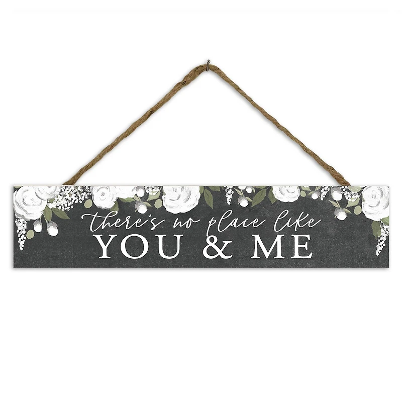 17" You & Me Outdoor/Indoor Hanging Sign