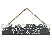 17" You & Me Outdoor/Indoor Hanging Sign