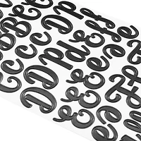 12 Packs: 167 ct. (2,004 total) Black Script Alphabet Stickers by Recollections™