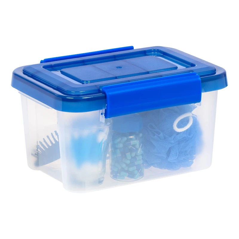 IRIS® Letter & Legal Size Element Resistant Clear File Box