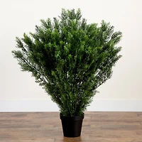 4ft. UV-Resistant Potted Cedar Bush