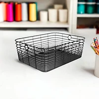 Curver® Aria Medium Black Decorative Basket