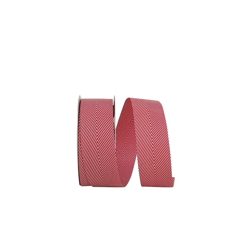 Reliant 1.5" Herringbone Candy Cane Ribbon