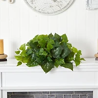 24" Green London Ivy Real Touch Artificial Ledge Plant