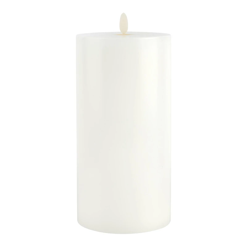 4" x 8" Oscillating Flame LED Pillar Candle by Ashland