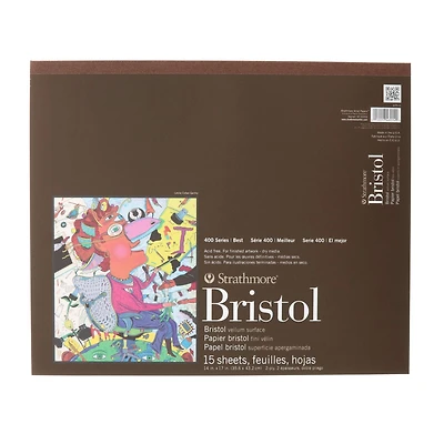 Strathmore® 400 Series Bristol Vellum Paper Pad