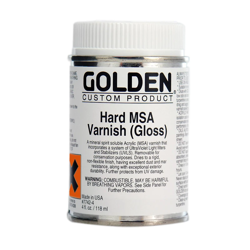 Golden® Hard MSA Varnish Gloss, 4oz.