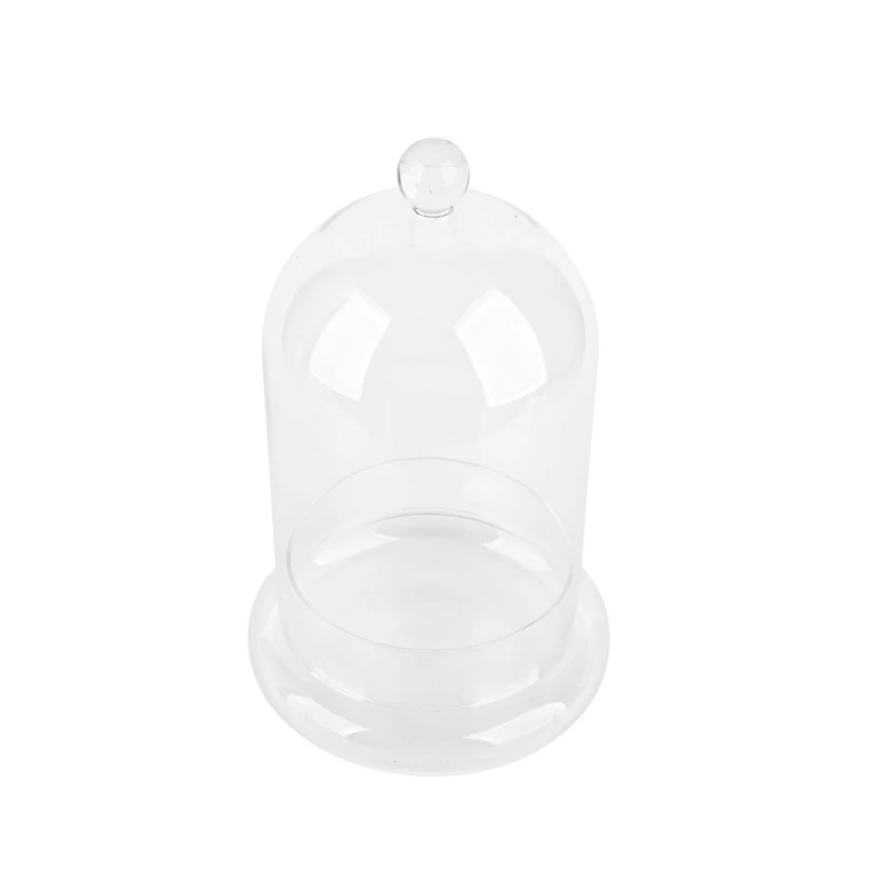 8.75" Clear Glass Cloche with Base by Ashland®