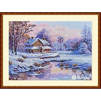 Merejka The First Snow Counted Cross Stitch Kit