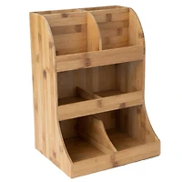 Mind Reader 8-Section Bamboo Organizer